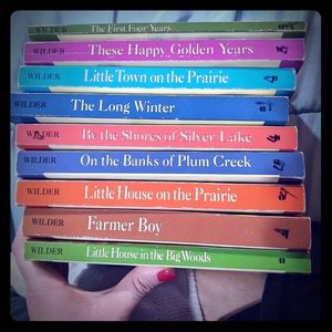 Little House on the Prairie book set EUC